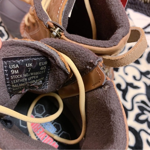 nwt Wolverine Torrent Waterproof Duck Boot Leather Lace Up Boot Tan Brown Cognac - Picture 12 of 16